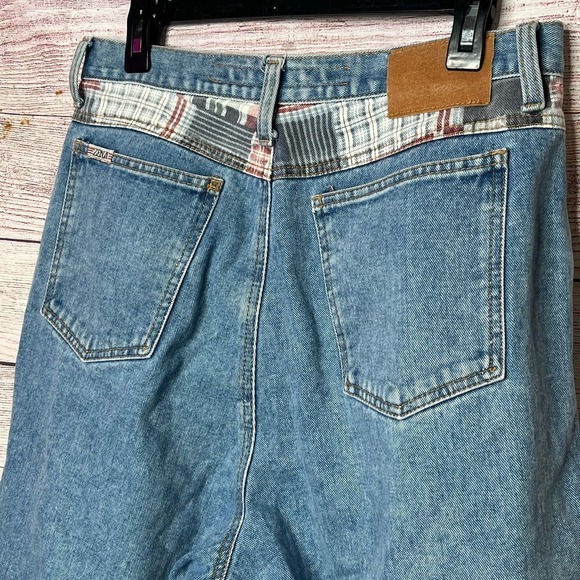Zena Jeans Y2K Vintage Light Wash 100% Cotton Denim High Rise Shorts Size 16 - Picture 7 of 10